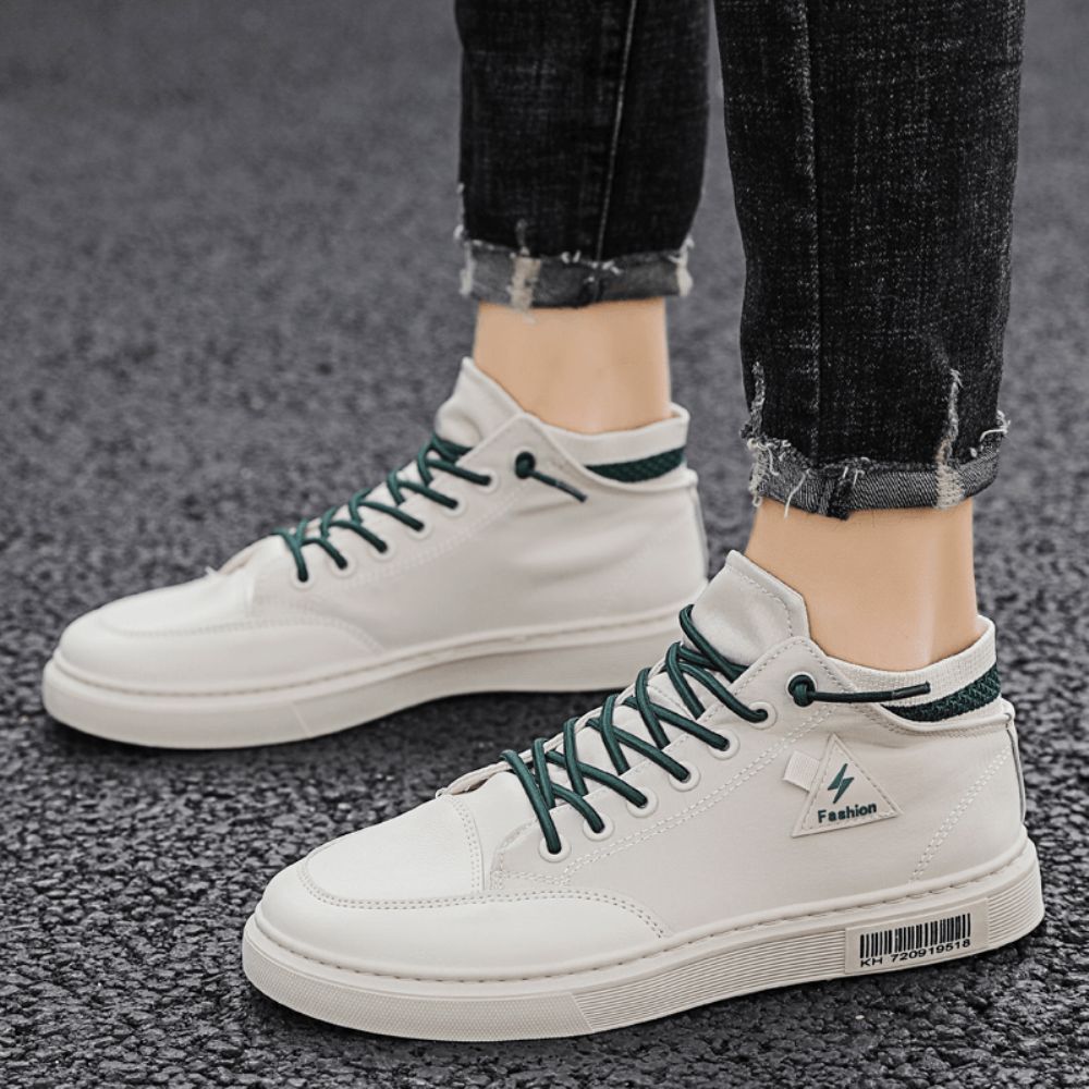 Herren Stilvolle Genähte Bequeme Atmungsaktive High-Top-Casual-Turnschuhe