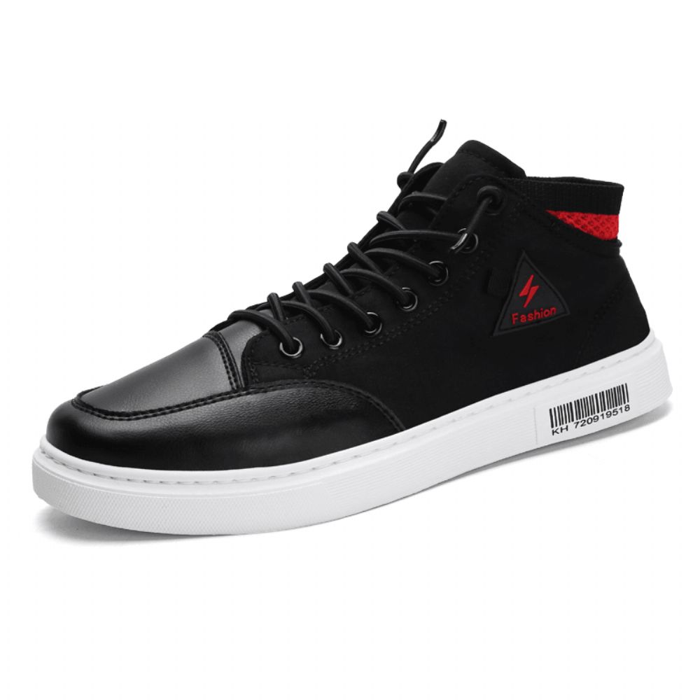 Herren Stilvolle Genähte Bequeme Atmungsaktive High-Top-Casual-Turnschuhe