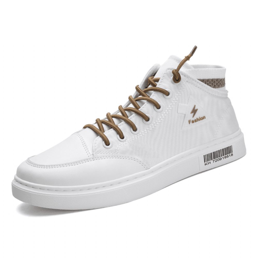 Herren Stilvolle Genähte Bequeme Atmungsaktive High-Top-Casual-Turnschuhe