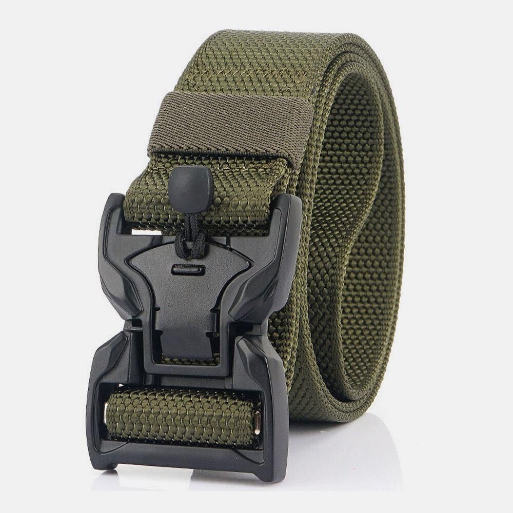 Männer Nylon Geflochten 125 Cm Magnet Schnellverschluss Verschleißfeste Outdoor-Militärtraining Taktische Gürtel