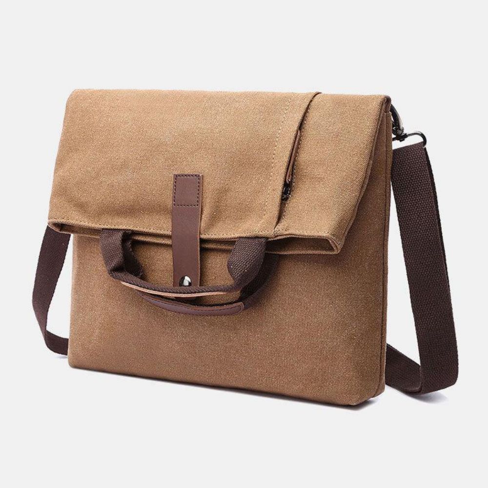 Herren Canvas Anti-Diebstahl Wasserabweisend Vintage Umhängetasche Umhängetasche Umhängetasche Handtasche