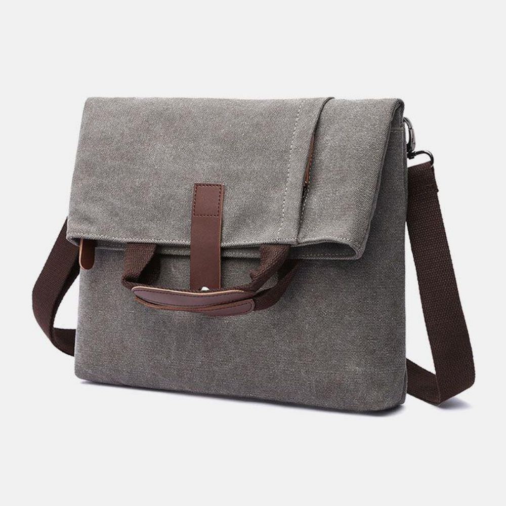 Herren Canvas Anti-Diebstahl Wasserabweisend Vintage Umhängetasche Umhängetasche Umhängetasche Handtasche