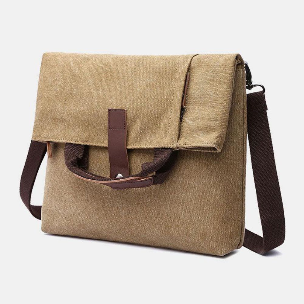 Herren Canvas Anti-Diebstahl Wasserabweisend Vintage Umhängetasche Umhängetasche Umhängetasche Handtasche