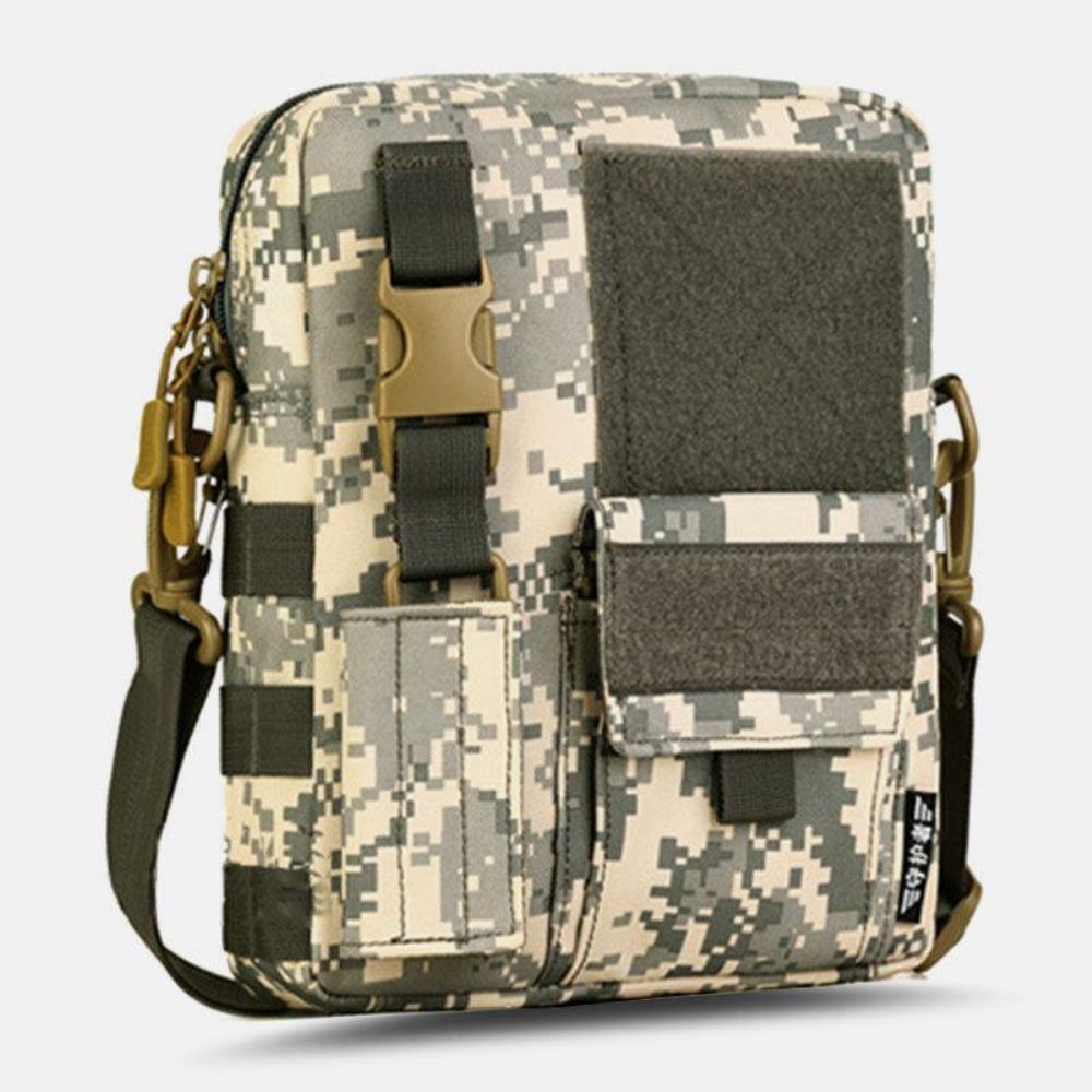 Männer Camo Muster Multifunktions Große Kapazität Outdoor Reise Taktische Tasche Umhängetasche Umhängetasche Quadratische Tasche