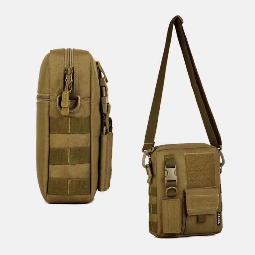 Männer Camo Muster Multifunktions Große Kapazität Outdoor Reise Taktische Tasche Umhängetasche Umhängetasche Quadratische Tasche