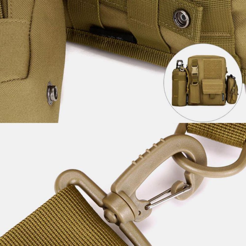 Männer Camo Muster Multifunktions Große Kapazität Outdoor Reise Taktische Tasche Umhängetasche Umhängetasche Quadratische Tasche