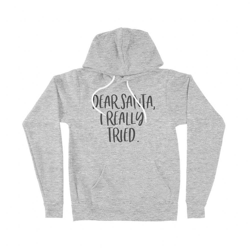 Dear Santa Unisex Schwamm-Fleece-Hoodie