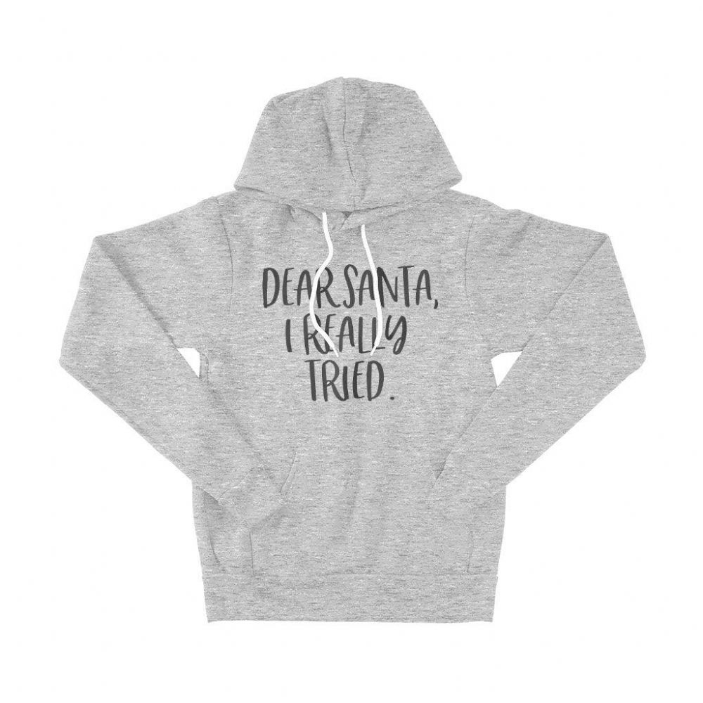 Dear Santa Unisex Schwamm-Fleece-Hoodie