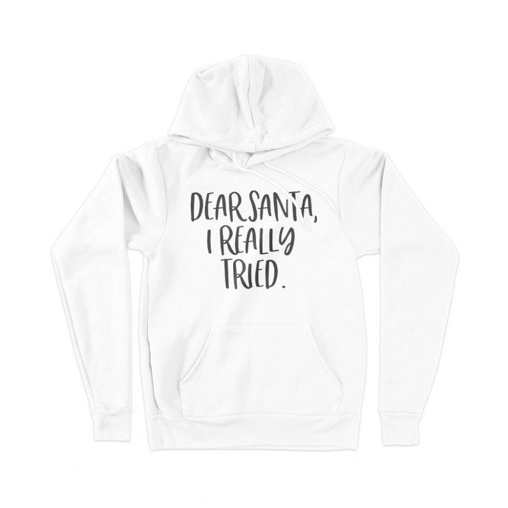 Dear Santa Unisex Schwamm-Fleece-Hoodie