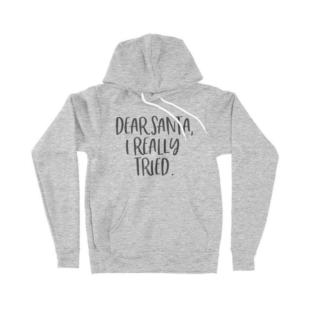 Dear Santa Unisex Schwamm-Fleece-Hoodie