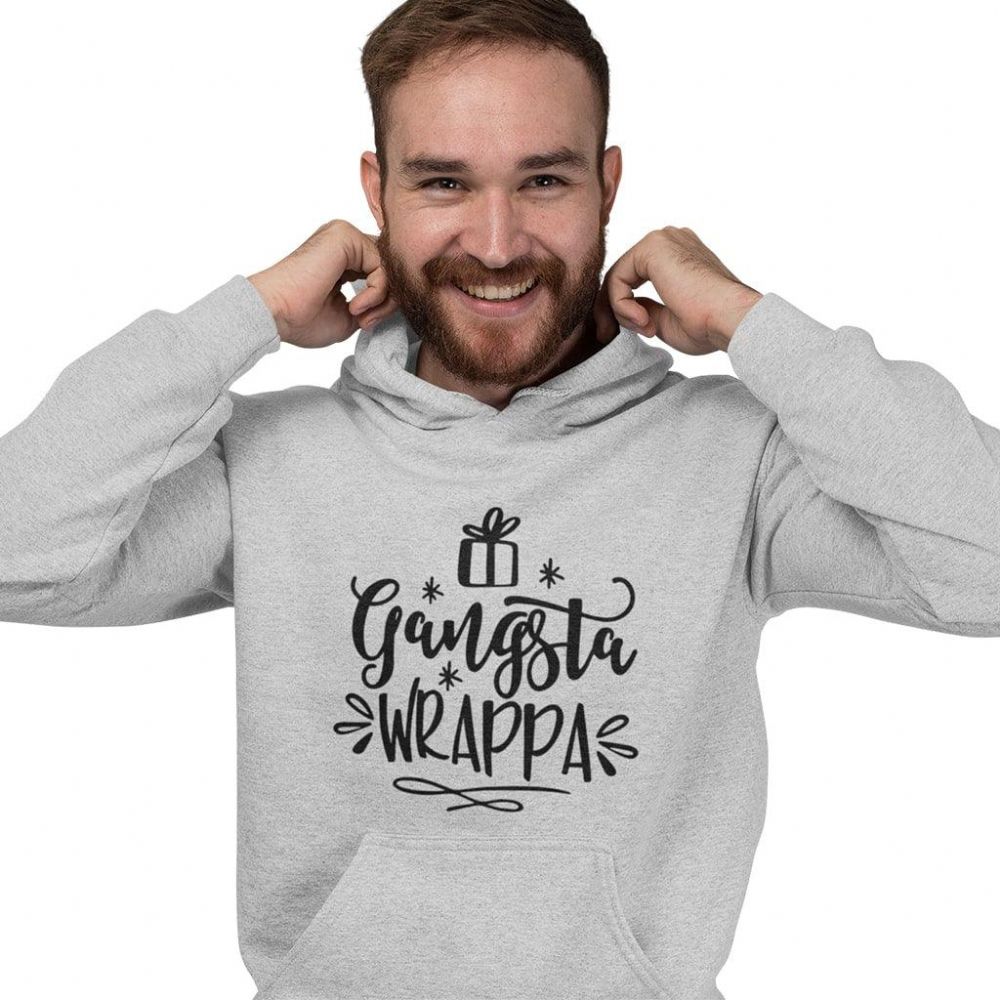 Gangsta Wrappa Unisex Schwamm-Fleece-Hoodie