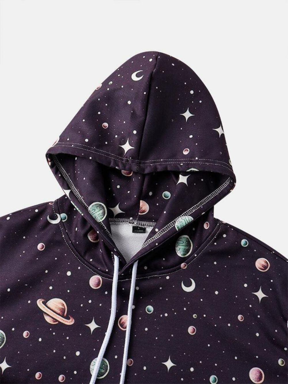 Herren Design Astronaut Galaxy Print Langarm Hoodies Mit Tasche