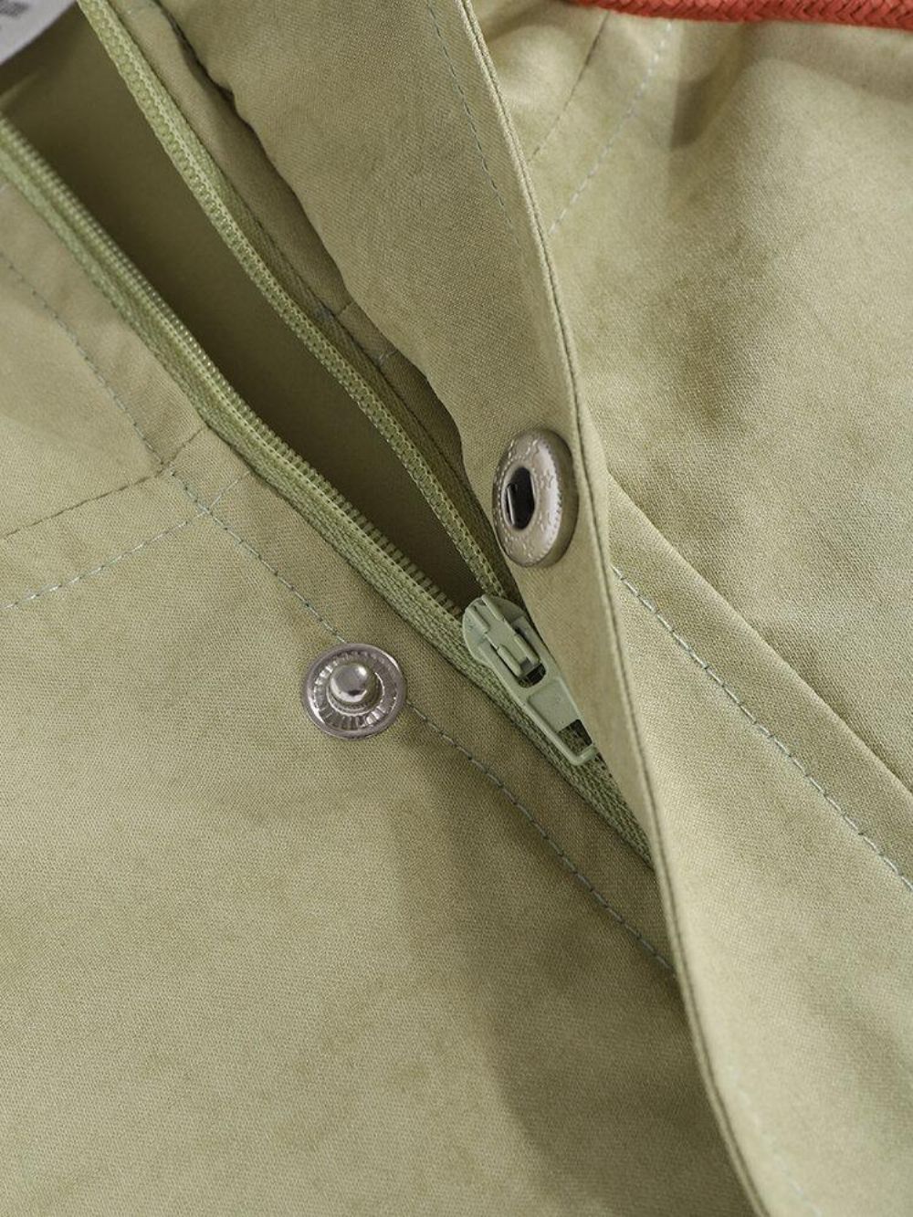 Herrentaschen Detail Kontrastfarbe Halber Reißverschluss Hoodie Tragbare Windjacke