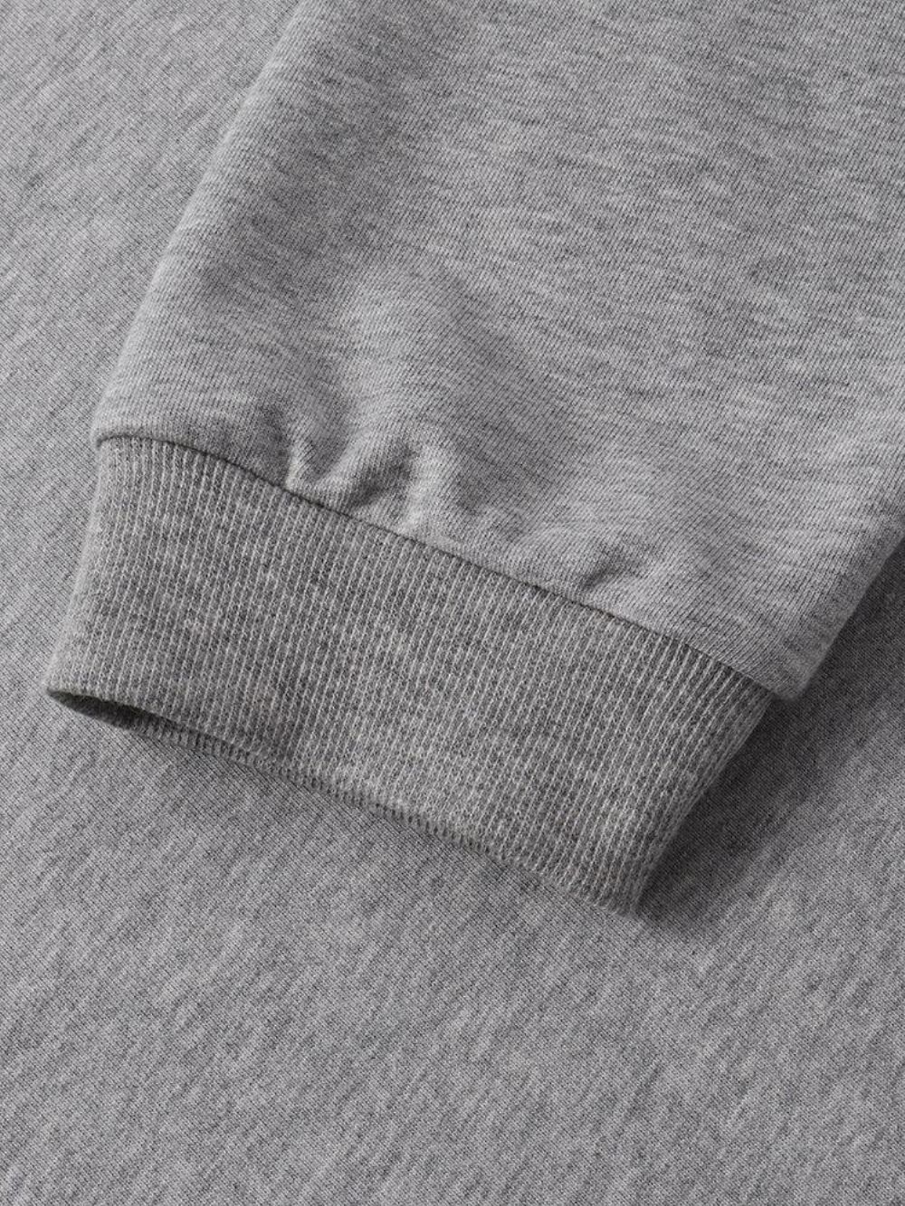 Lässige Baumwoll-Sweatshirts Mit Rundhalsausschnitt Und Lustigem Gesten-Brustdruck Für Herren