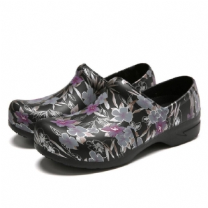 Floral Leichte Floral Slip-On Wasserdichte Rutschfeste Gartenarbeitsschuhe Pflegeschuhe