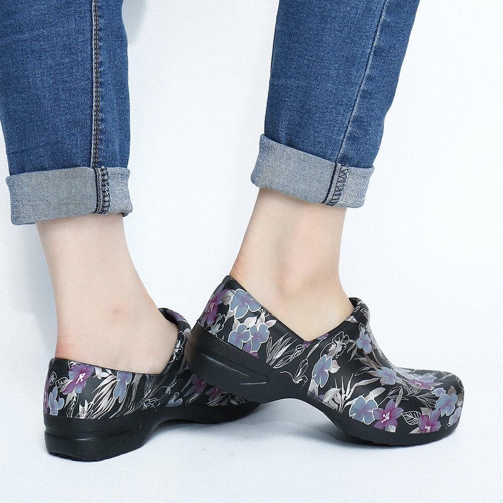 Floral Leichte Floral Slip-On Wasserdichte Rutschfeste Gartenarbeitsschuhe Pflegeschuhe