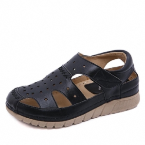 Frauen Casual Star Pattern Aushöhlen Weiche Tragbare Antistkid Outdoor Wandersandalen