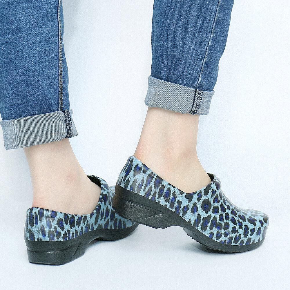 Schlupfschuhe Mit Leopardenmuster Wasserdichte Rutschfeste Gartenpflegeschuhe