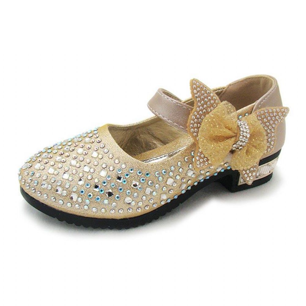 Mädchensandalen Mit Schleife Und Strass