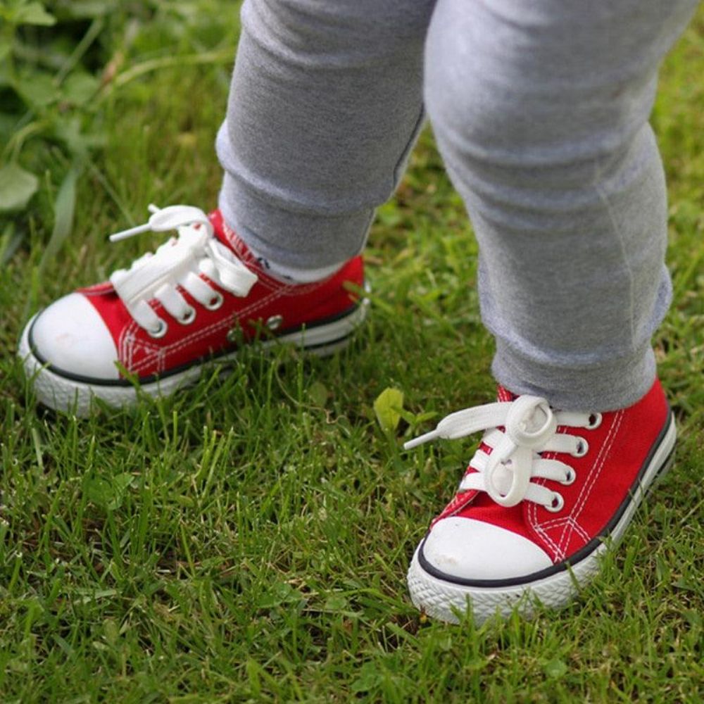 Schlichte Canvas-Turnschuhe Für Jungen