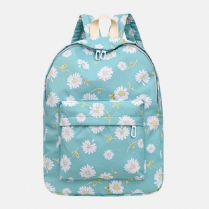 Damen Nylon Daisy Casual Campus Rucksack Schultasche