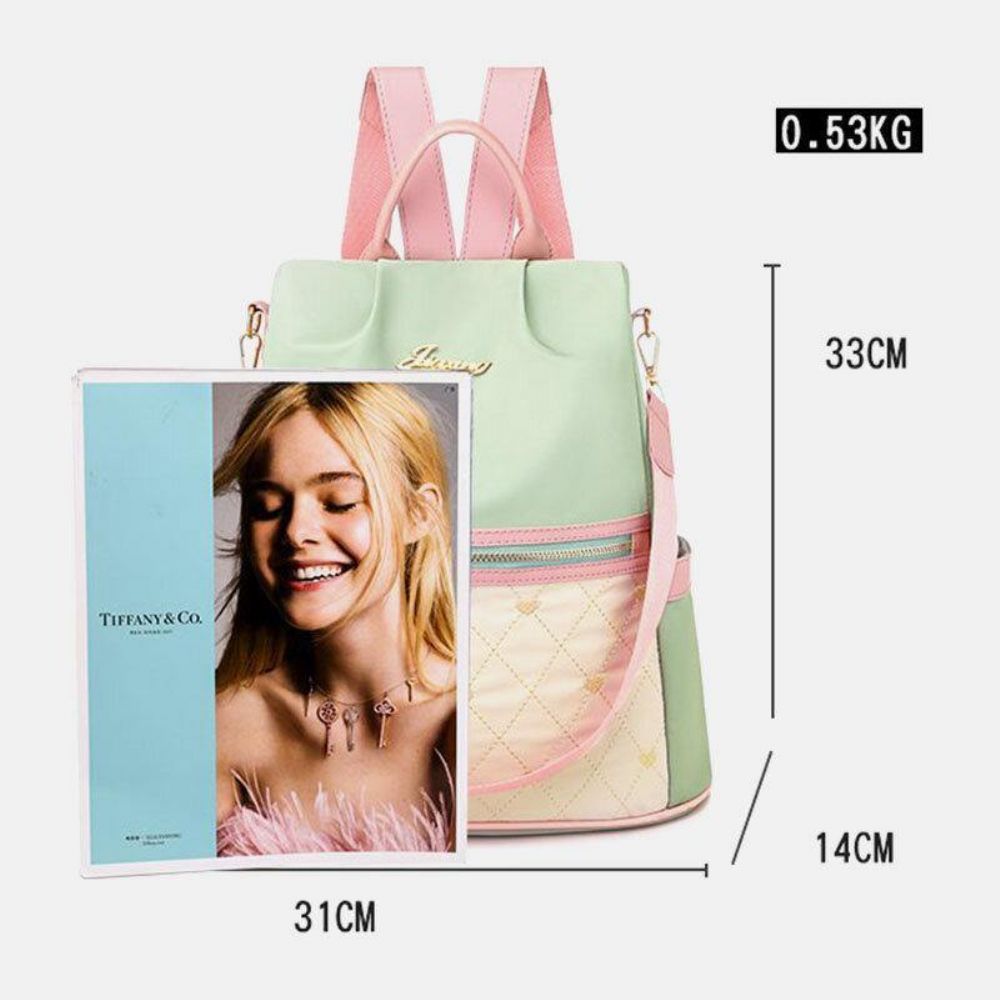 Frauen-Patchwork-Quasten-Stickgarn-Liebes-Multi-Carry-Rucksack