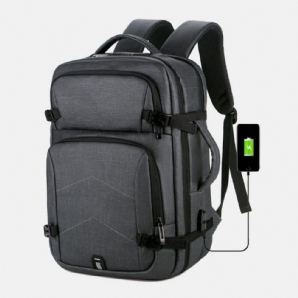 Herren Große Kapazität Wasserdichte Usb Lade 16 Zoll Laptop Tasche Business Outdoor Handtasche Rucksack