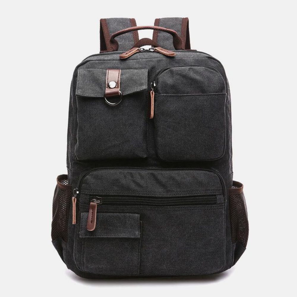 Männer Canvas Große Kapazität Multi-Pocket Anti-Diebstahl Lässige Reisetasche Computertasche Rucksäcke