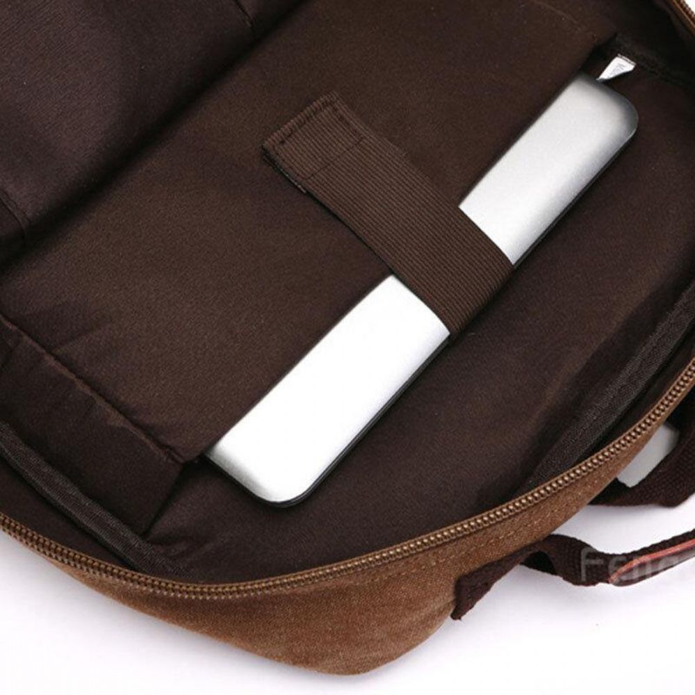 Männer Canvas Große Kapazität Multi-Pocket Anti-Diebstahl Lässige Reisetasche Computertasche Rucksäcke