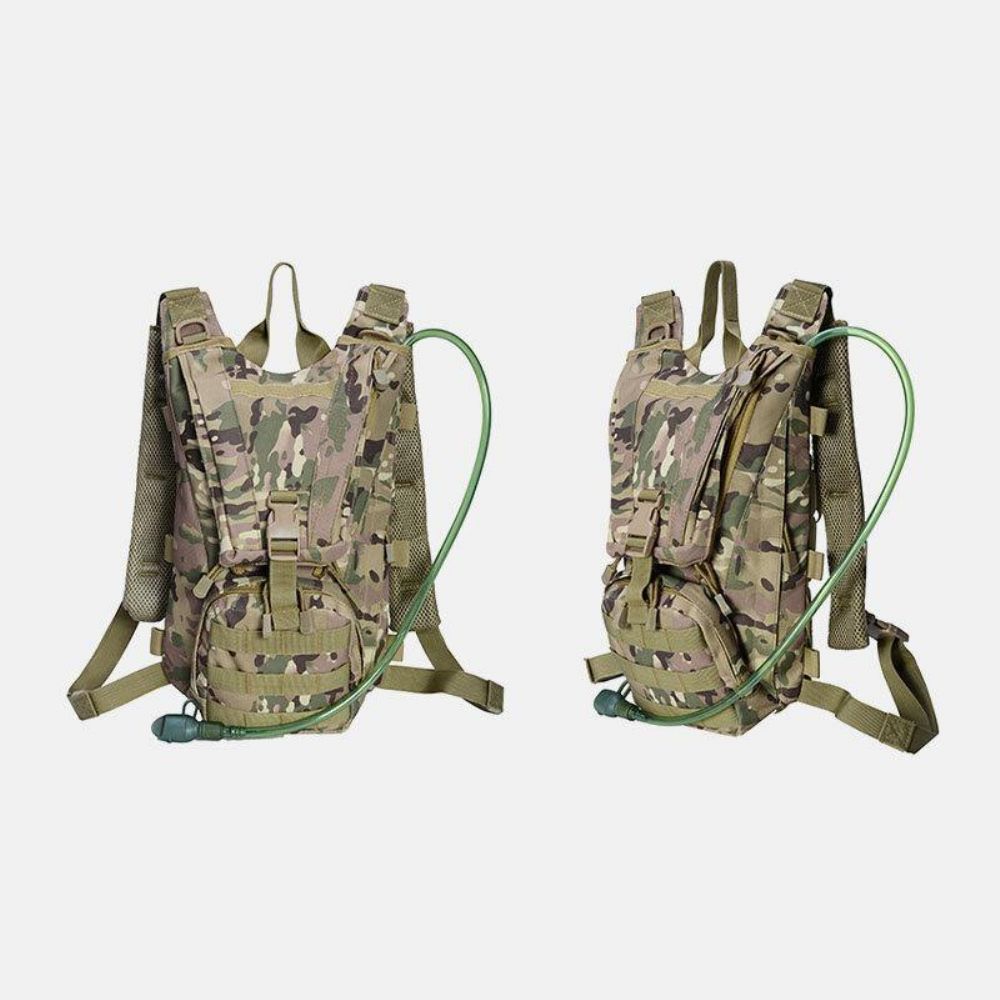 Männer Oxford Tuch Taktische Camouflage Outdoor Reiten Klettern Sport Wasserflasche Tasche Rucksack