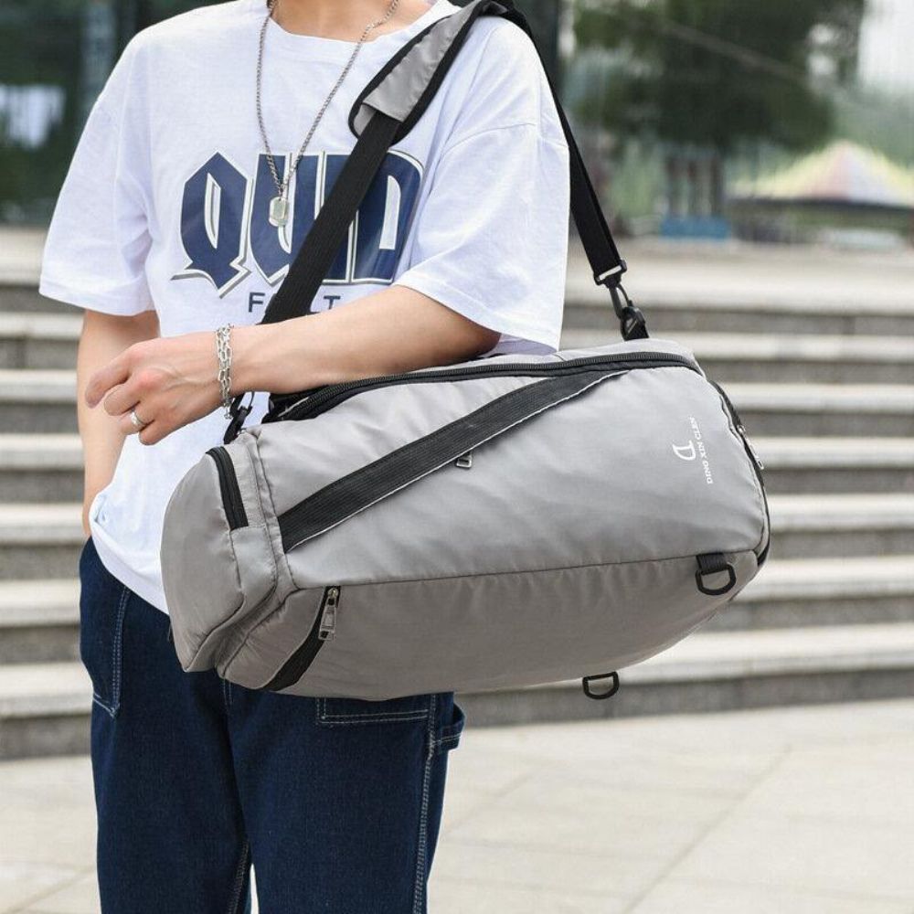 Unisex-Nylon Wasserdicht Verschleißfest Outdoor-Brieftasche Große Kapazität Basketball-Aufbewahrungstasche Reisetasche Sporttasche Rucksack