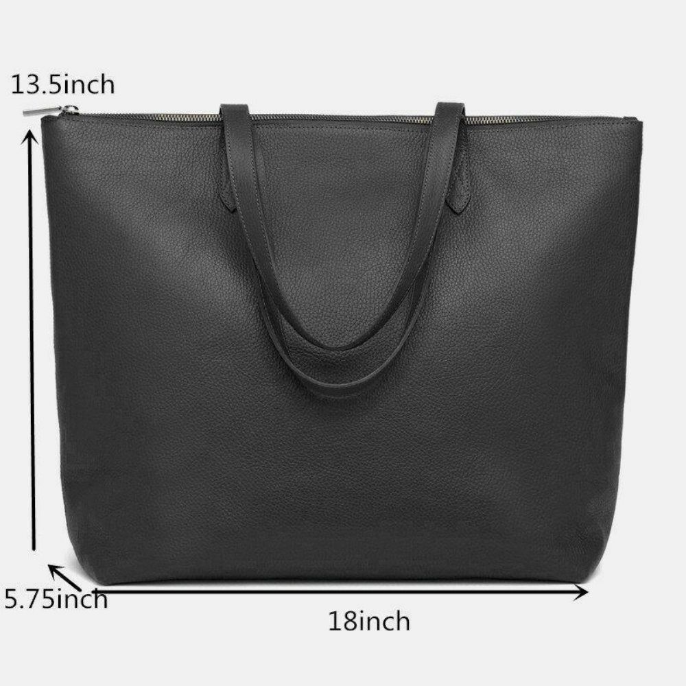 Brenice Damen Pu-Leder Schlüsselanhänger Multi-Pocket Große Kapazität Laptoptasche Aktentasche Business Handtasche