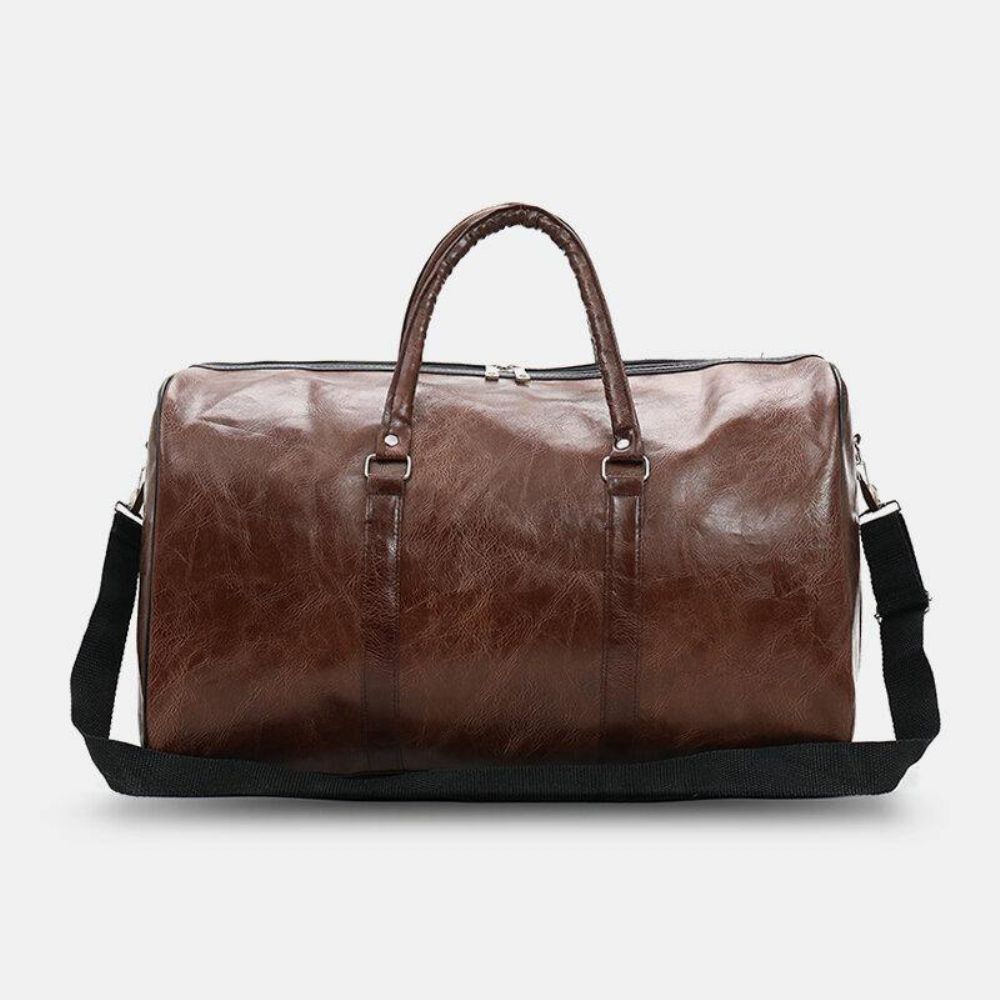 Damen & Herren Leder Retro Große Kapazität Handtasche Business Gepäcktasche Umhängetasche Umhängetasche