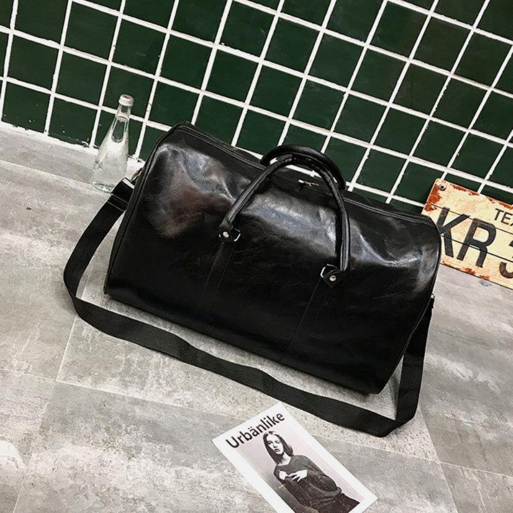 Damen & Herren Leder Retro Große Kapazität Handtasche Business Gepäcktasche Umhängetasche Umhängetasche