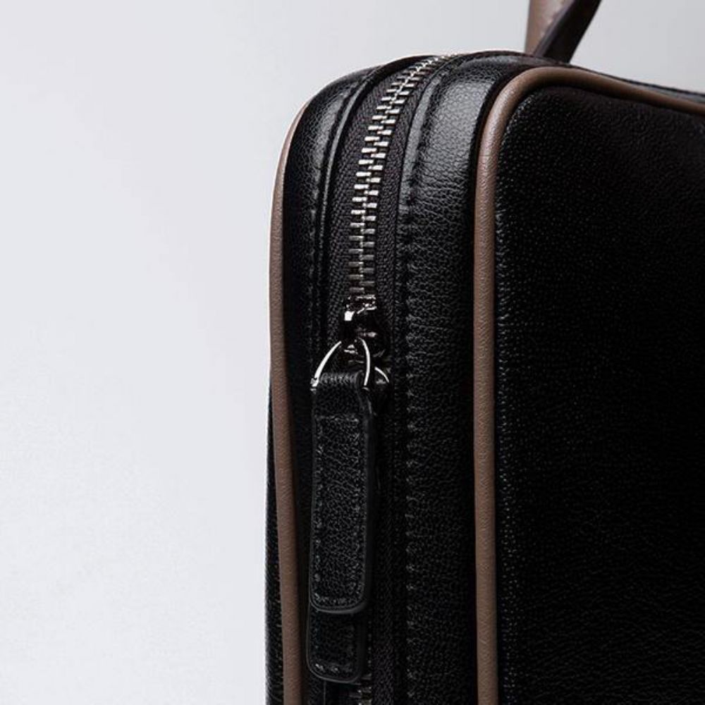 Ekphero Herren Business Handtasche Lässige Multifunktions-Laptoptasche