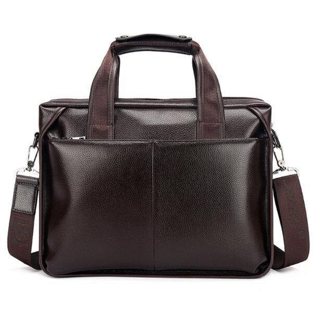 Herren Kunstleder Business Handtasche Laptoptaschen Aktentasche Umhängetasche