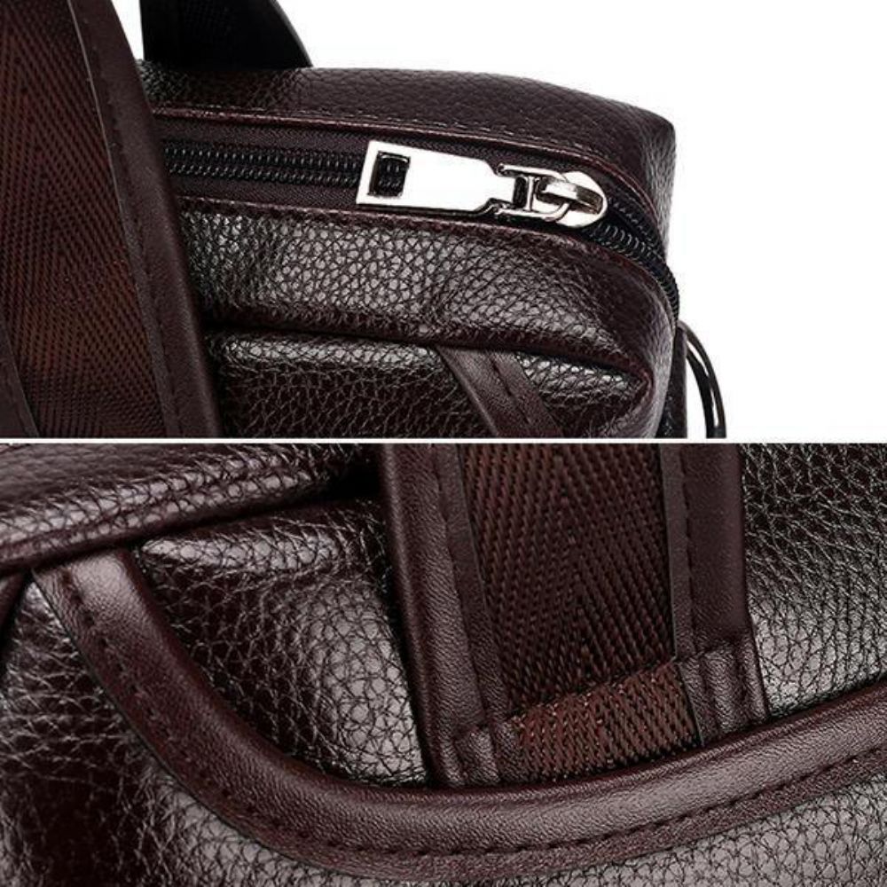 Herren Kunstleder Business Handtasche Laptoptaschen Aktentasche Umhängetasche