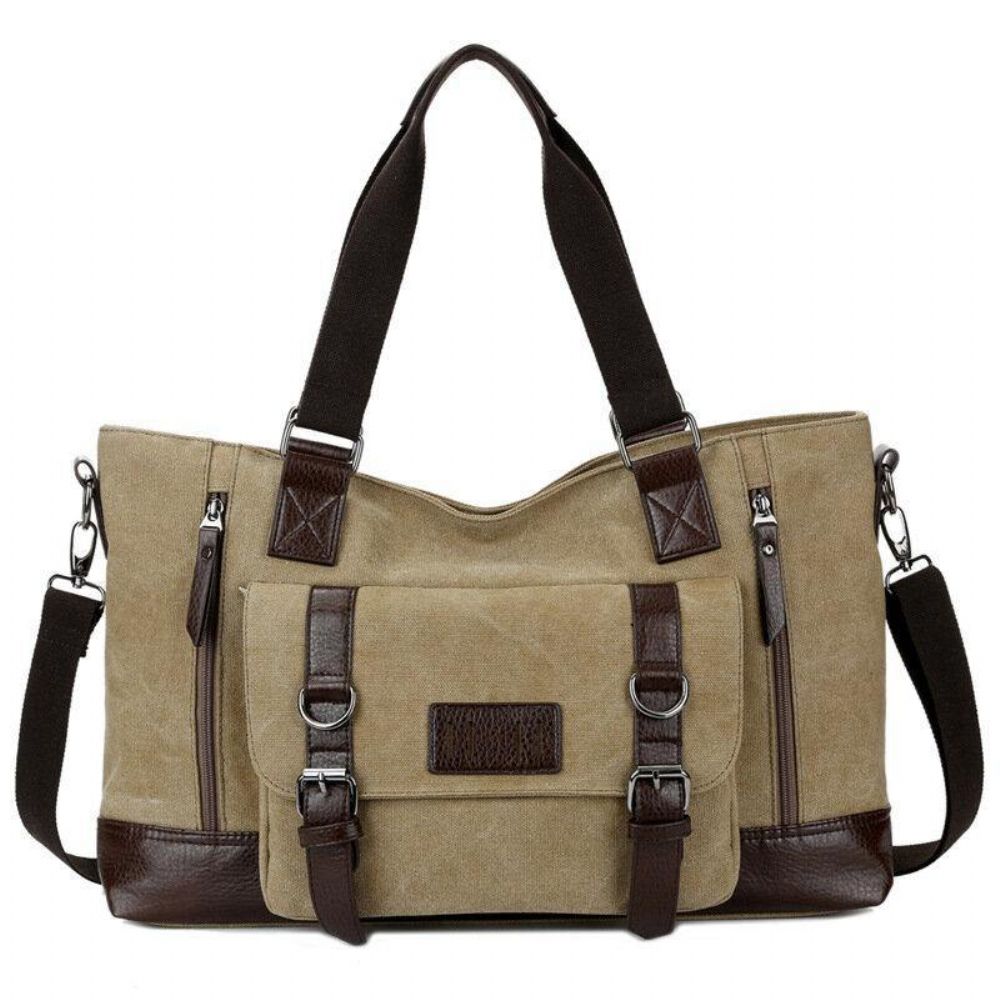 Männer Canvas Lässige Schulter Sling Bag Handtasche Reisetasche