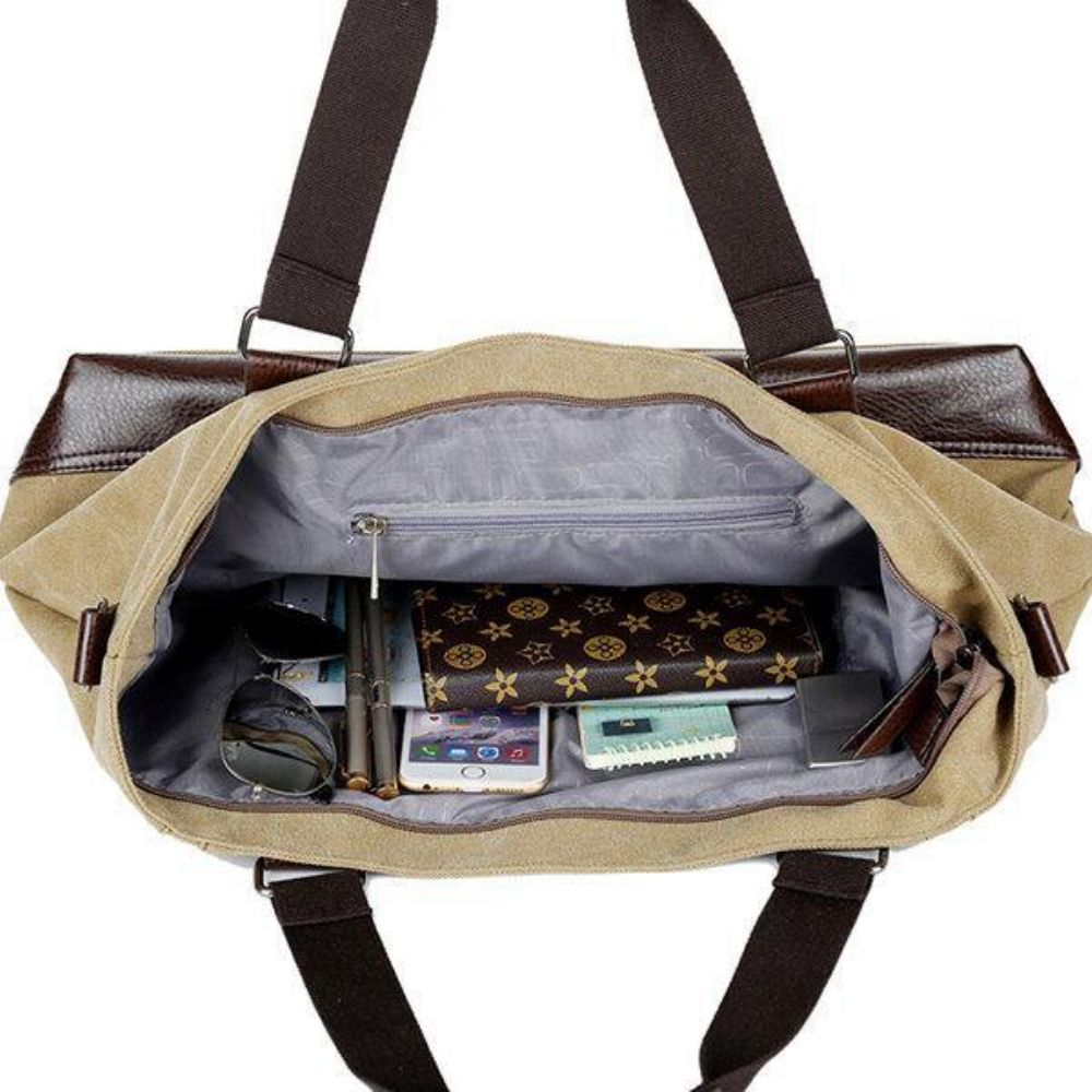 Männer Canvas Lässige Schulter Sling Bag Handtasche Reisetasche