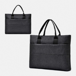 Männer Canvas Multi-Layer Casual Business Outdoor Portable 13.3 Zoll Laptoptasche Handtasche