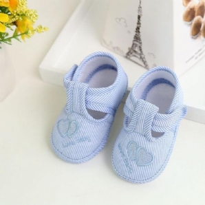 Baby Mädchen Herzen Bestickte Sommerschuhe