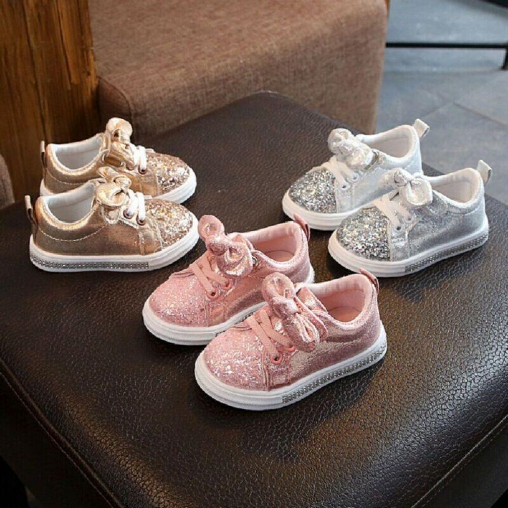 Baby Mädchen Sneakers Mit Pailletten