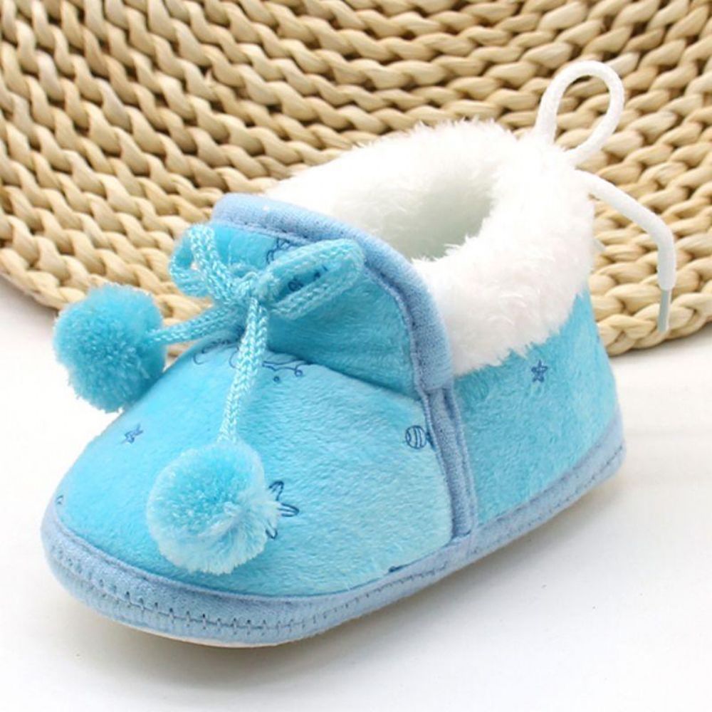 Baby Winterstiefel Aus Baumwolle Mit Weicher Sohle