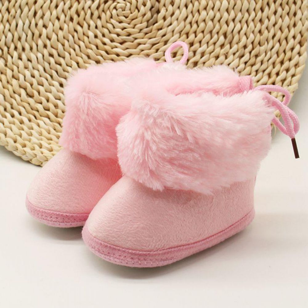 Baby Winterstiefel Aus Baumwolle Mit Weicher Sohle