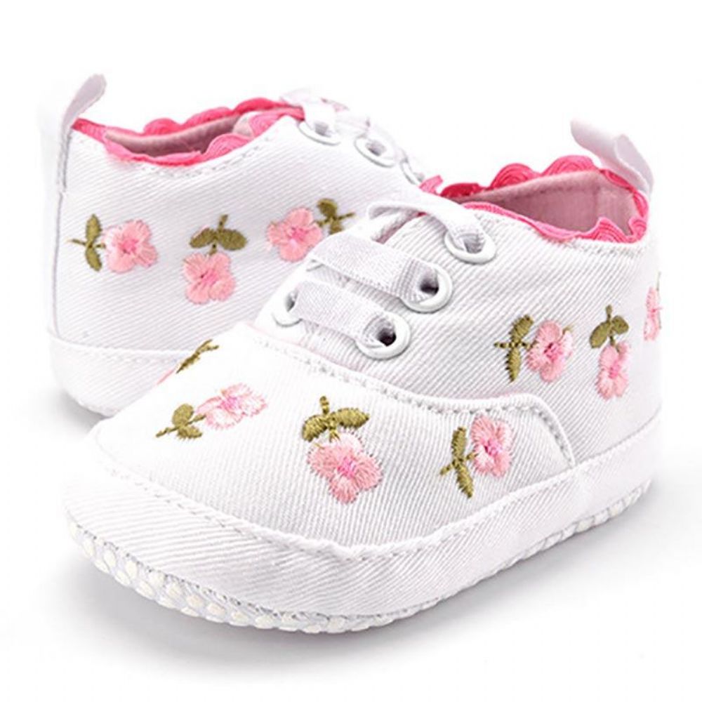 Floral Bestickte Schuhe Für Mädchen