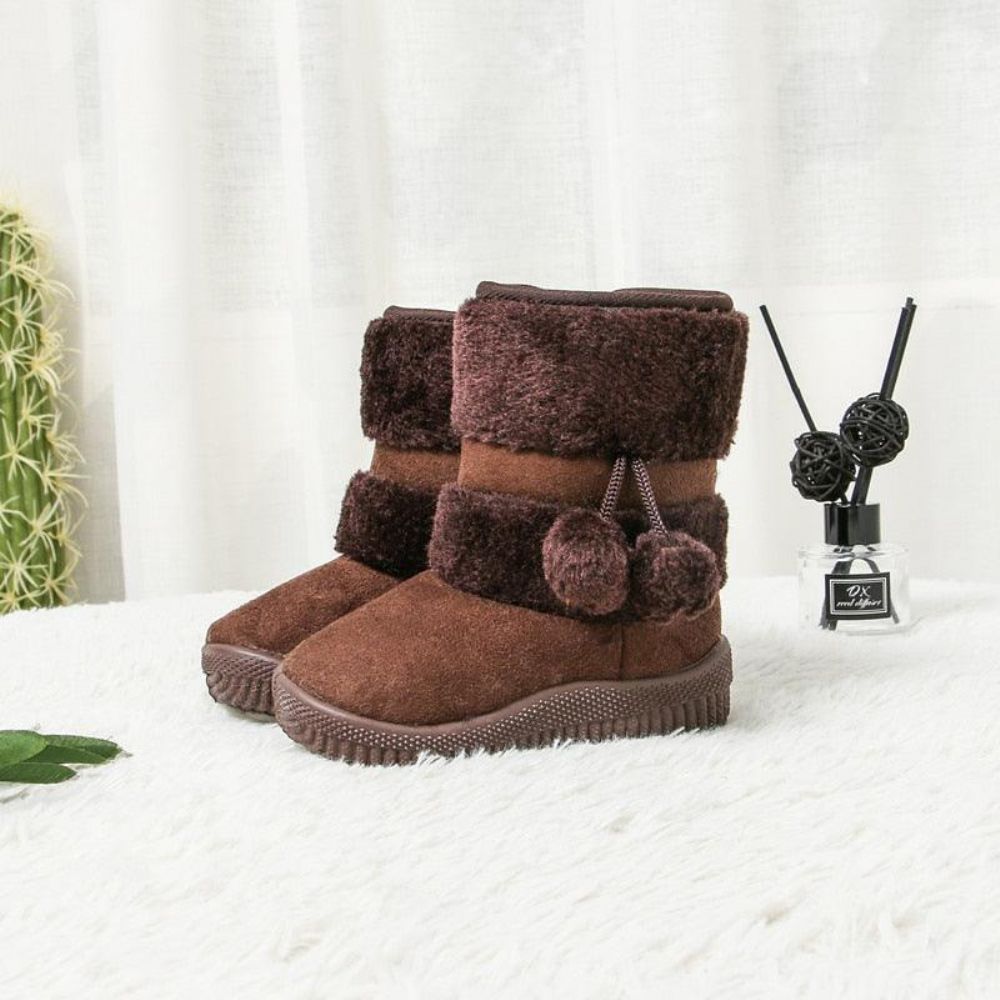 Winterstiefel Mit Fellbommel Für Kinder