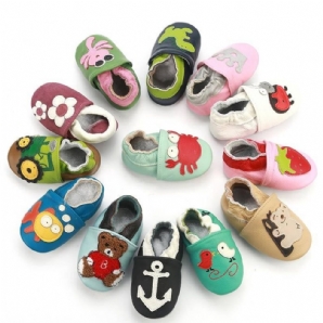 Rutschfeste Babyschuhe Aus Weichem Echtleder