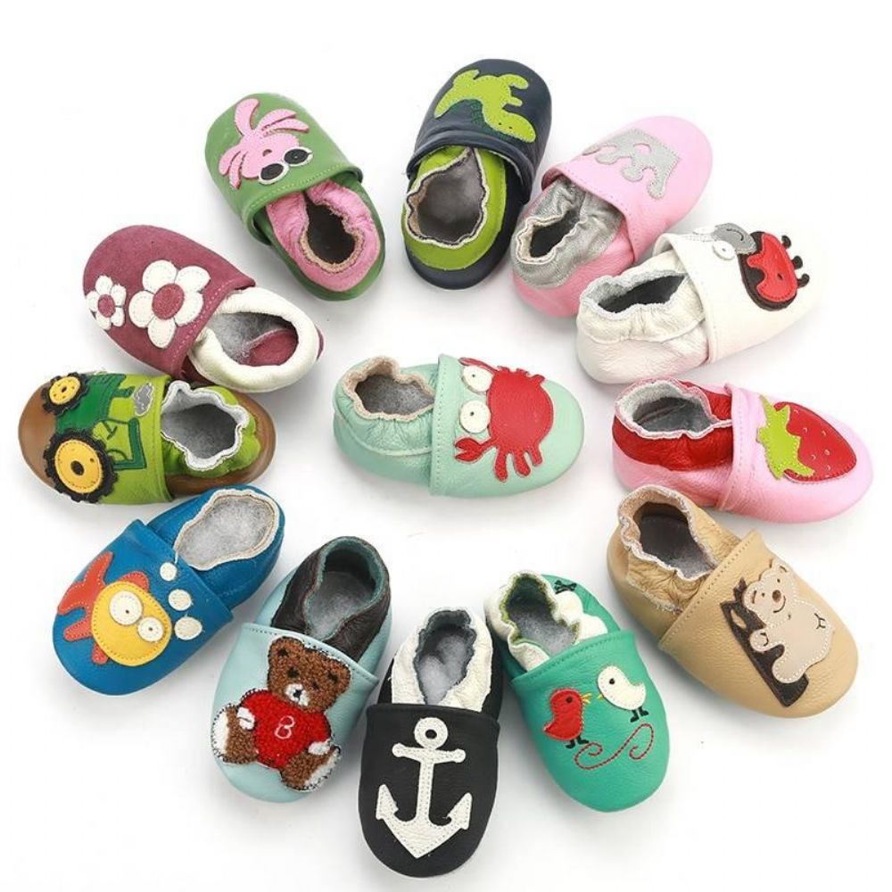 Rutschfeste Babyschuhe Aus Weichem Echtleder