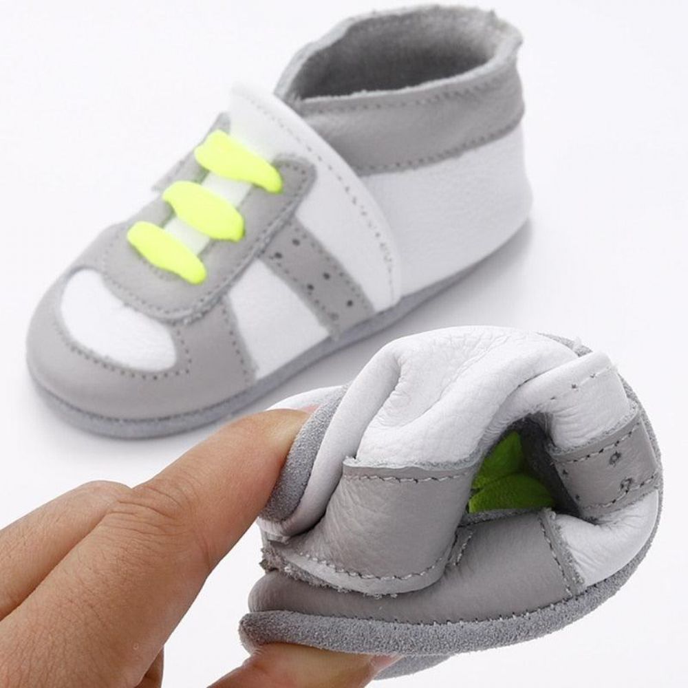 Rutschfeste Babyschuhe Aus Weichem Echtleder