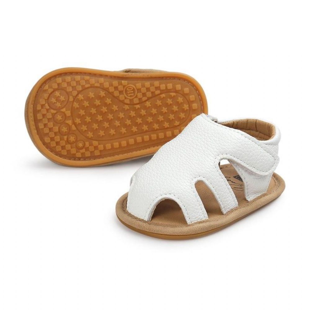 Sandalen Des Netten Sommer-Beiläufigen Ledernen Babys